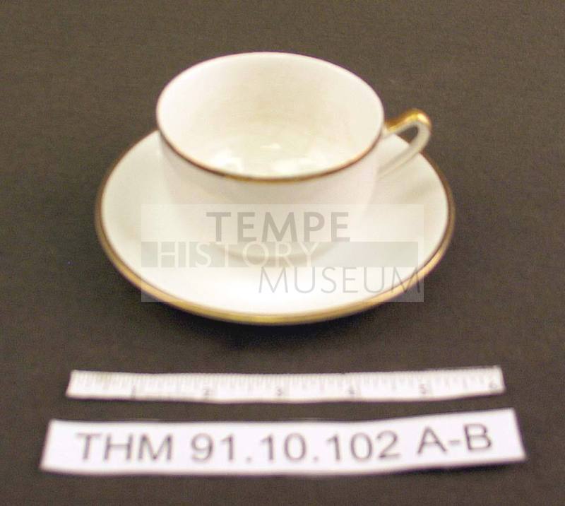 J and G Meakin Teacup and Saucer