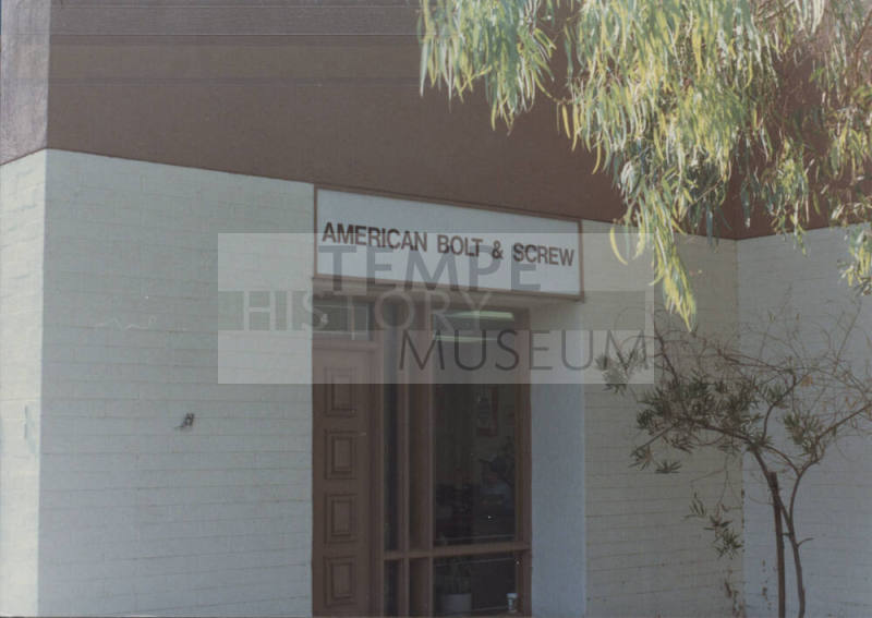 American Bolt and Screw - 1305 South Hardy Drive - Tempe, Arizona