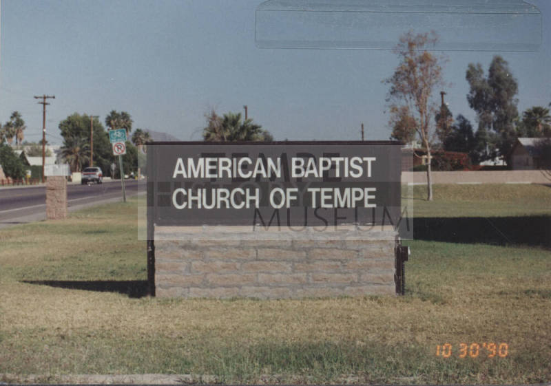American Baptist Church of Tempe - 1619 South Hardy Drive - Tempe, Arizona