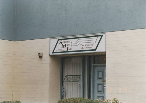 Solder Max Inc. - 2105 South Hardy Drive - Tempe, Arizona