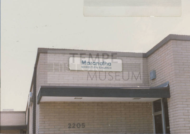 Marantha Christian Church - 2205 South Hardy Drive - Tempe, Arizona
