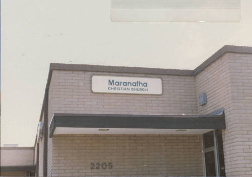 Marantha Christian Church - 2205 South Hardy Drive - Tempe, Arizona
