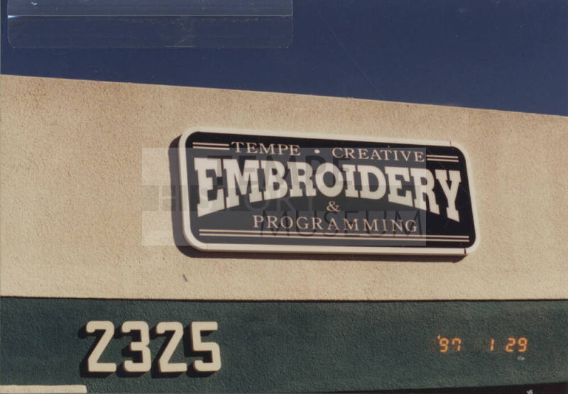 Tempe Creative Embroidery & Programming -2325 South Hardy Drive - Tempe, Arizona