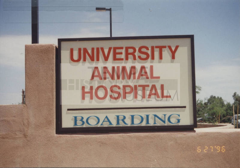 University Animal Hospital - 2500 South Hardy Drive - Tempe, Arizona –  Works – Tempe History Museum