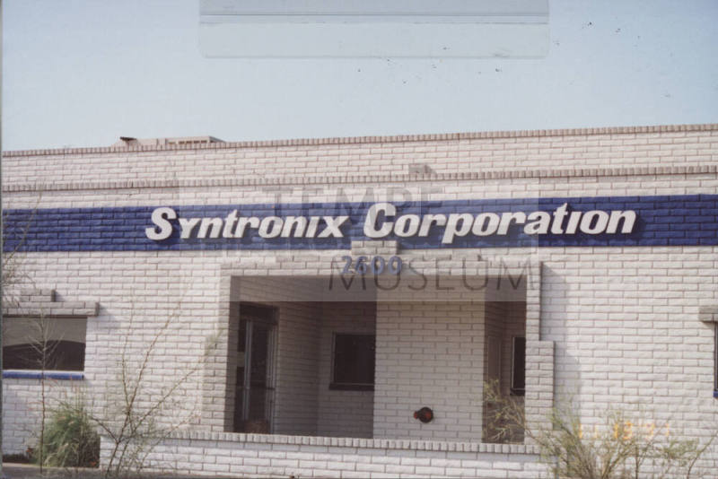 Syntronix Corporation - 2600 South Hardy Drive - Tempe, Arizona