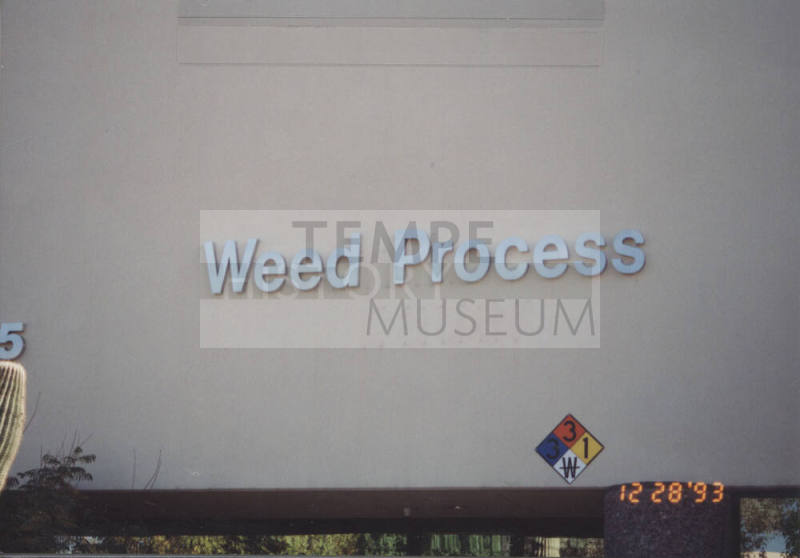 Weed Process - 7425 South Harl Avenue - Tempe, Arizona