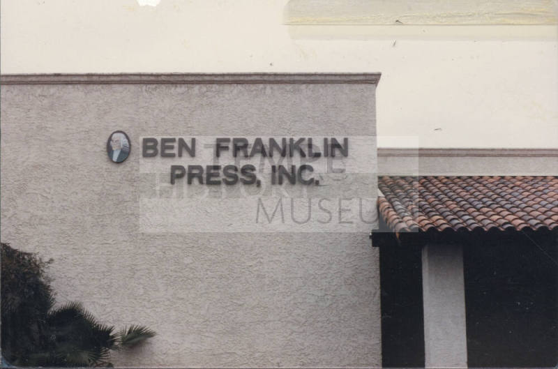 Ben Franklin Press, Inc. - 910 South Hohokam Drive - Tempe, Arizona