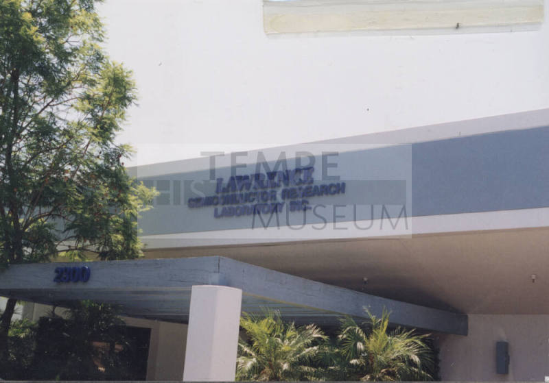 Lawrence Semiconductor Research - 2300 West Huntington Drive - Tempe, Arizona