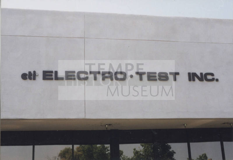 Electro Test Inc. - 2415 West Huntington Drive - Tempe, Arizona