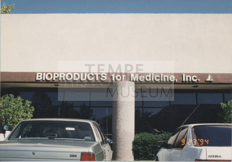 Bioproducts For Medicine, Inc. - 2408 South Industrial Park - Tempe, Arizona