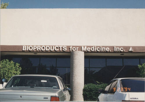 Bioproducts For Medicine, Inc. - 2408 South Industrial Park - Tempe, Arizona