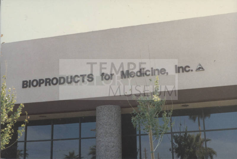 Bioproducts For Medicine, Inc. - 2408 South Industrial Park - Tempe, Arizona