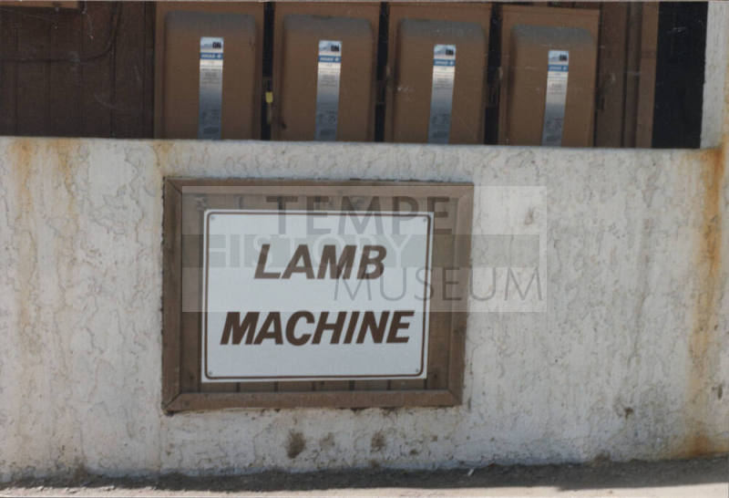 Lamb Machine - 5245 South Kyrene Road - Tempe, Arizona