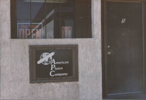 American Platen Company - 5245 South Kyrene Road - Tempe, Arizona