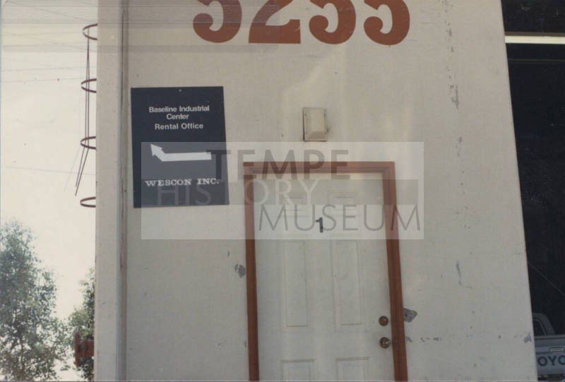 Wescon Inc. - 5255 South Kyrene Road - Tempe, Arizona