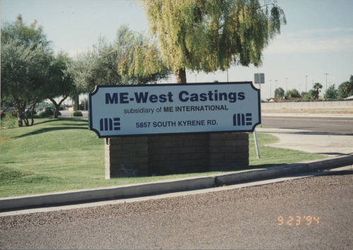 ME-West Castings - 5857 South Kyrene Road - Tempe, Arizona