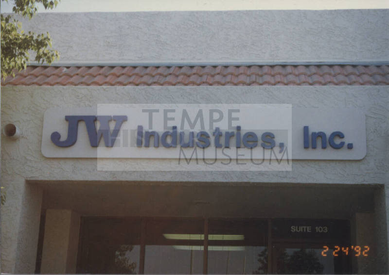 JW Industries, Inc. - 6121 South Kyrene Road, Suite 103 - Tempe, Arizona