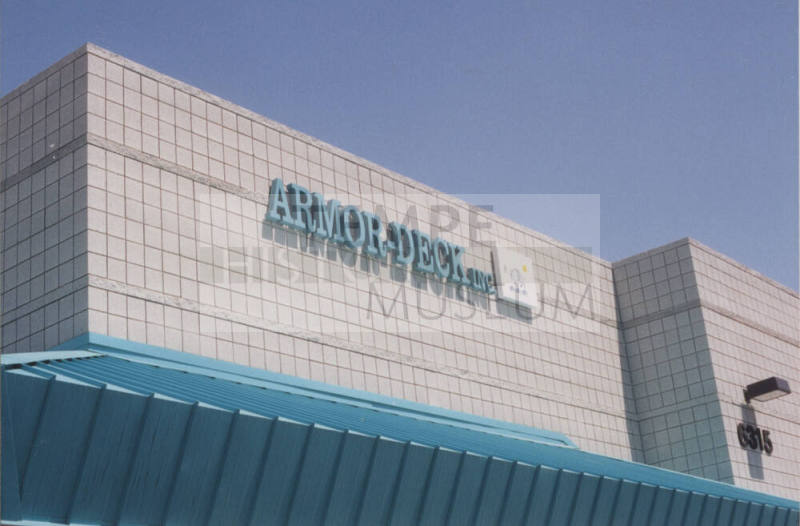 Armor-Deck Inc. - 6315 South Kyrene Road - Tempe, Arizona