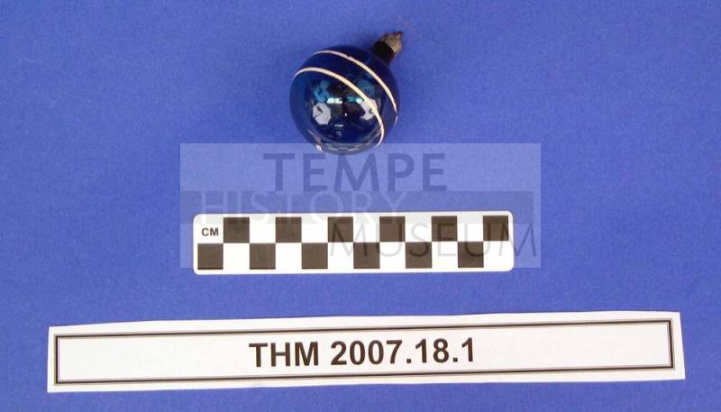 Blue Ball Christmas Ornament