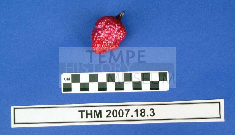 Shiny, Red Strawberry, Christmas Ornament