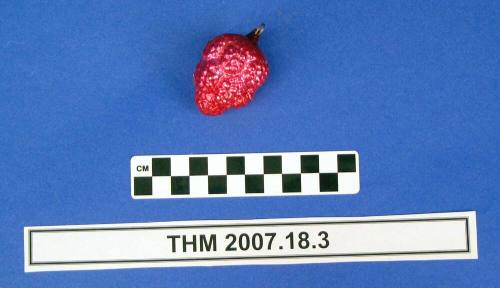 Shiny, Red Strawberry, Christmas Ornament
