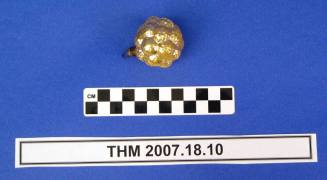 Gold Raspberry Christmas Ornament