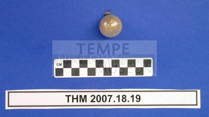 Silver Ball Christmas Ornament