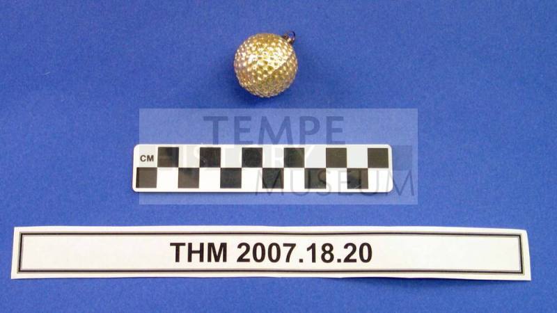 Gold Ball Christmas Ornament