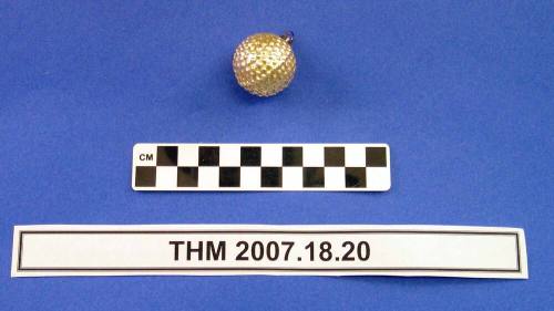 Gold Ball Christmas Ornament