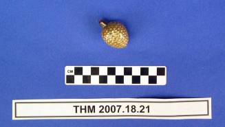 Gold Grapes Christmas Ornament