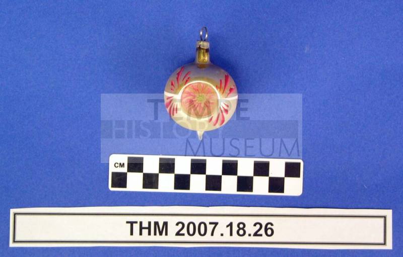 Red and Gold Christmas Ornament