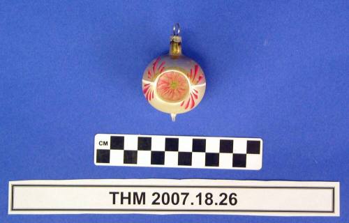 Red and Gold Christmas Ornament