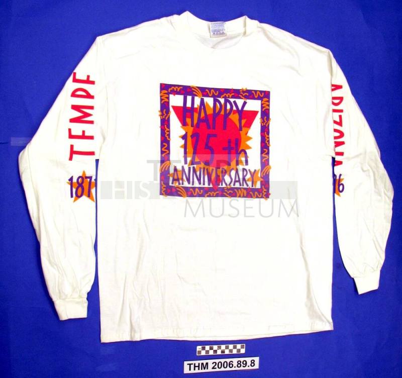 T-Shirt, Happy 125th Anniversary, Tempe, 1871