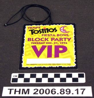 Tempe Tostitos Fiesta Bowl Block Party VIP Pass