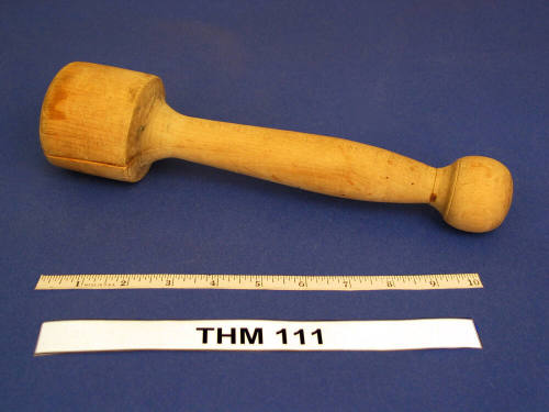 Wooden potato masher