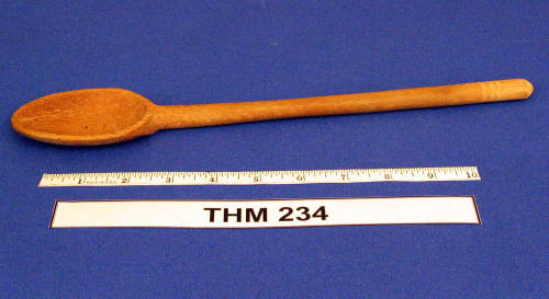 Wooden mixing spoon