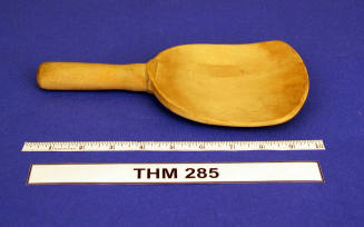 Wooden butter paddle