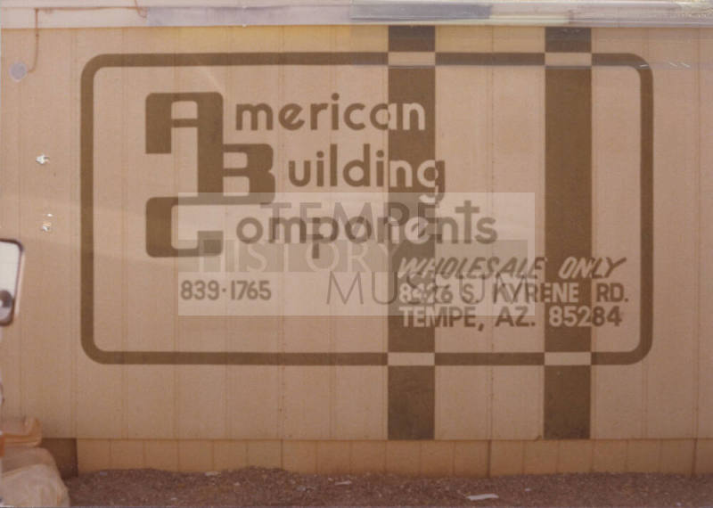 American Building Components - 8426 South Kyrene Road - Tempe, Arizona
