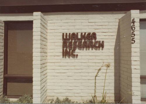 Walker Research Inc. - 4655 South Lakeshore Drive - Tempe, Arizona