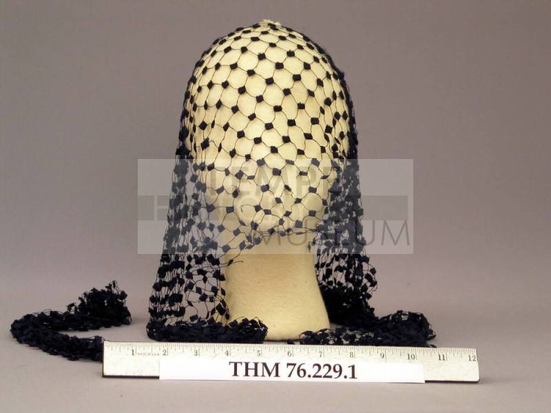 Blue net veil