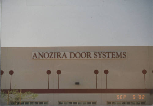Anozira Door Systems - 685 West La Viene Lane - Tempe, Arizona