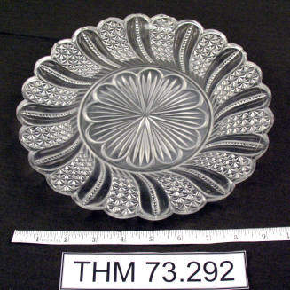 Pressed Glass Plate