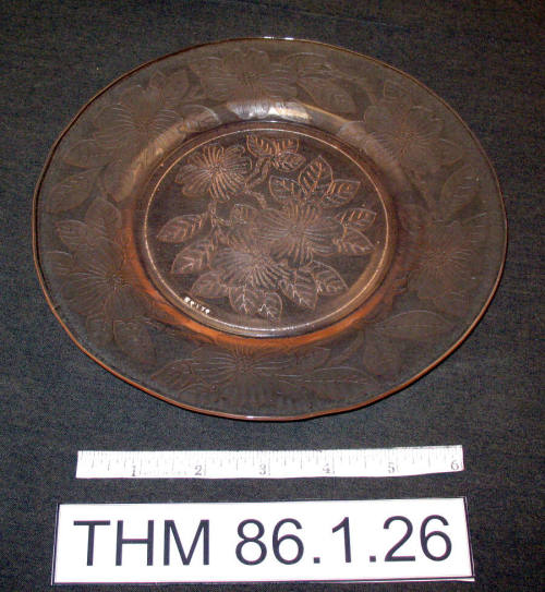 Pressed Glass Plate