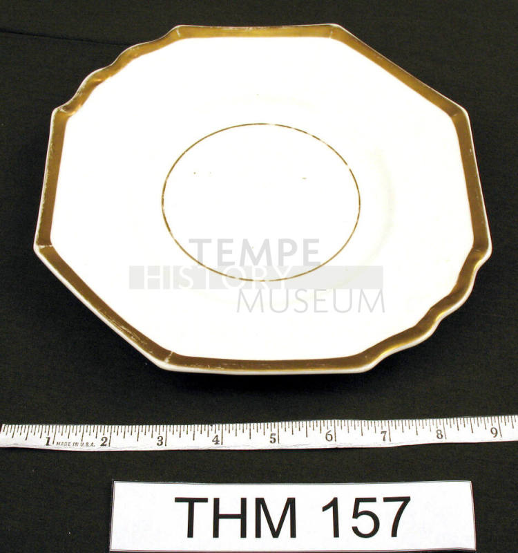 Octagonal Luncheon Plate
