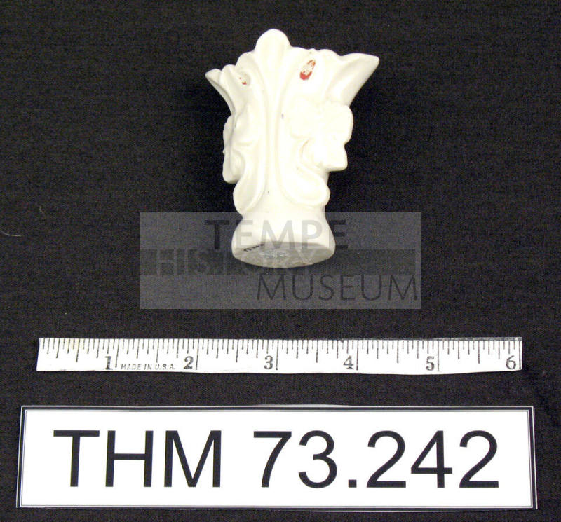 Molded Porcelain Vase