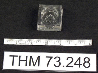 Clear Glass Candle Holder