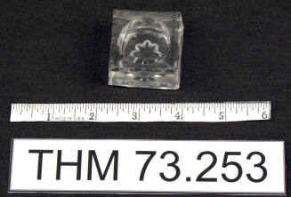 Clear Glass Candle Holder