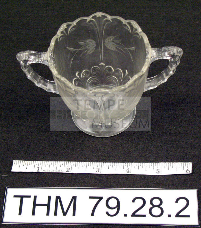 Glass Sugar Bowl