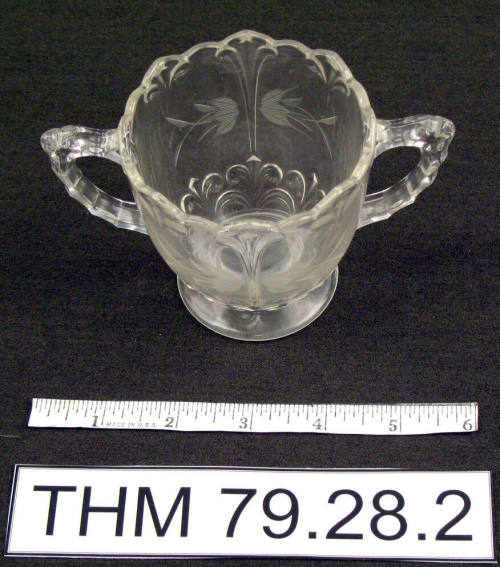 Glass Sugar Bowl