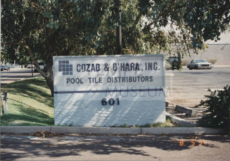 Cozad and O'Hara, Inc. - 601 South Madison Drive - Tempe, Arizona